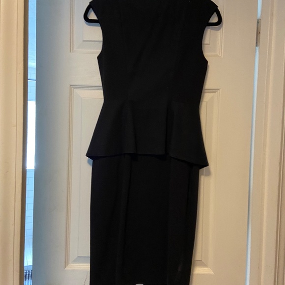 Ted Baker Black Peplum Dress - Picture 3 of 7